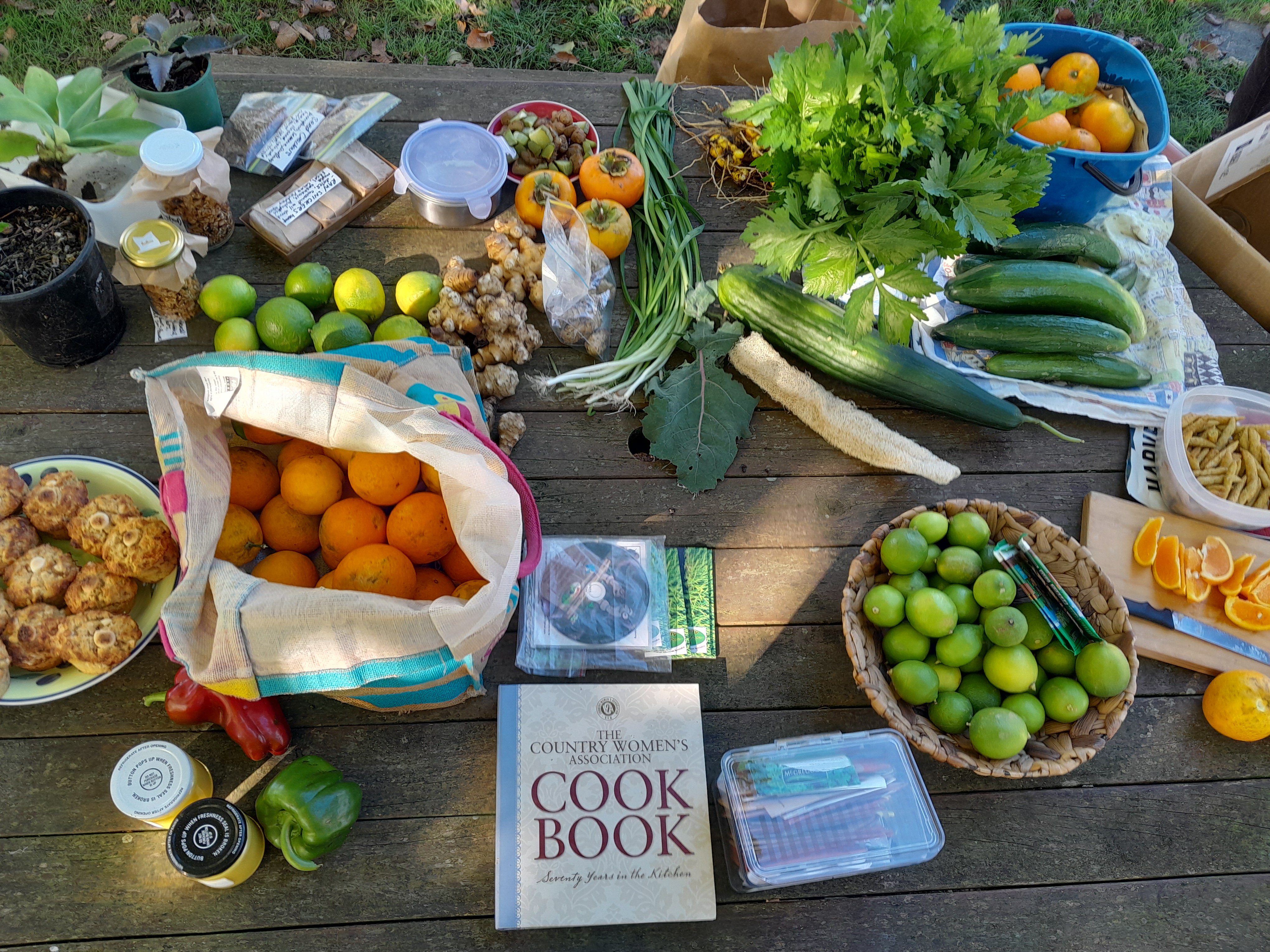 Produce and other edible goodies from 4th May 2025 Crop Swap.