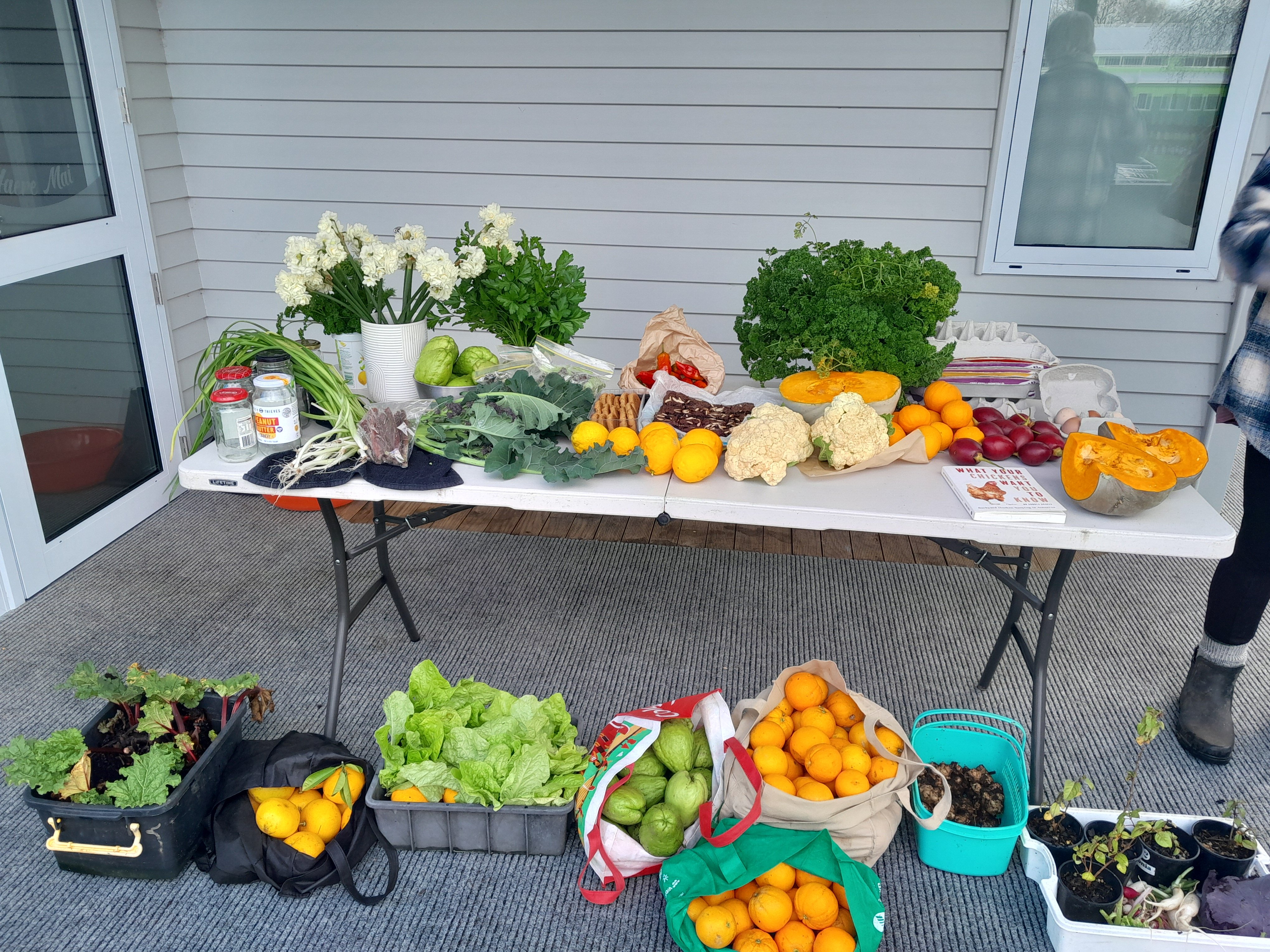 Table of abundant winter produce shared on 21st of July.